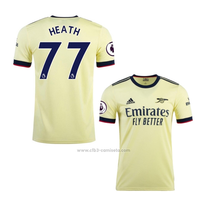 Camiseta Arsenal Jugador Heath Segunda 2021-2022